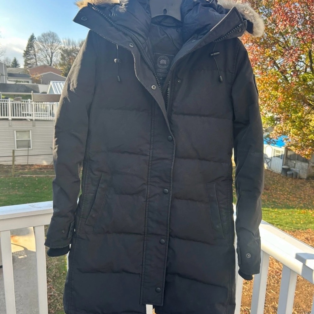 Canada Goose Black Shelburne Parka w Fur Trim (Discontinued) 3XL Black Label NEW - Picture 6 of 9